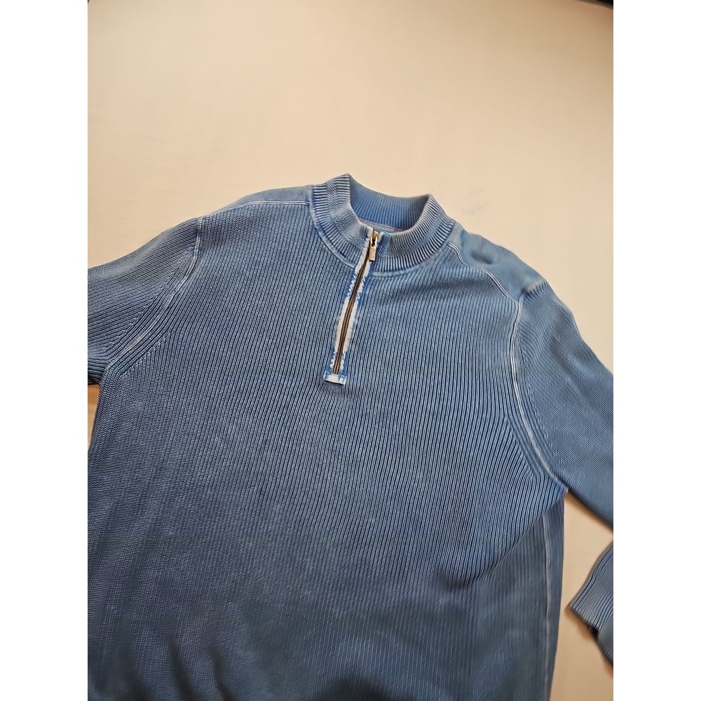 Tommy‎ Bahama Jeans 1/4  Long Sleeve Cotton Pullover Sweater Men XXL